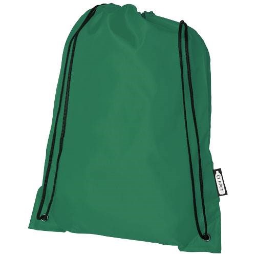 Obrázky: Sťahovací ruksak z recyklovaných PET zelená, Obrázok 1
