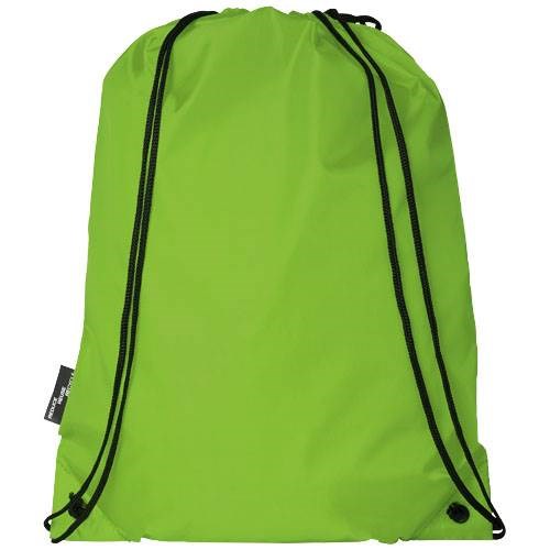 Obrázky: Sťahovací ruksak z recyklovaných PET limetková, Obrázok 2