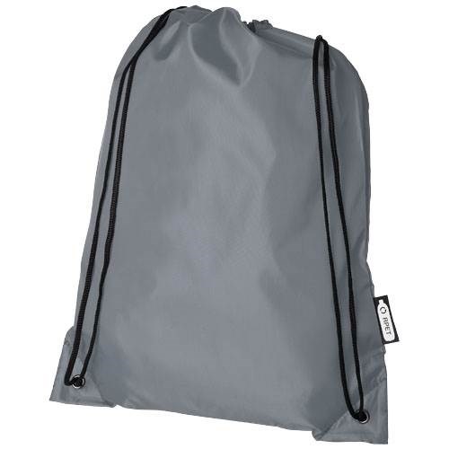 Obrázky: Sťahovací ruksak z recyklovaných PET šedá