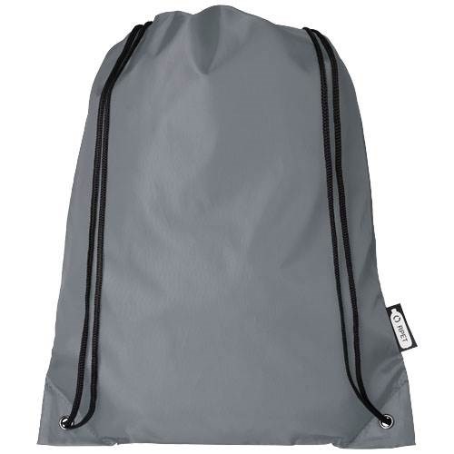 Obrázky: Sťahovací ruksak z recyklovaných PET šedá, Obrázok 6
