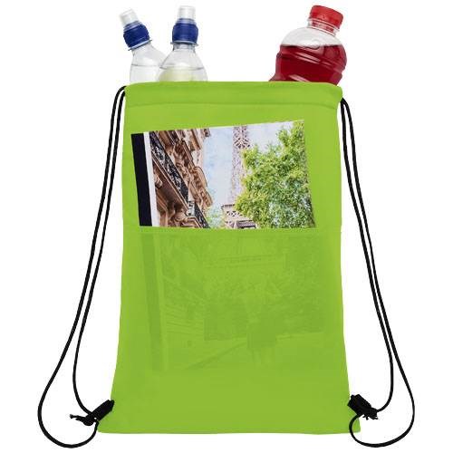 Obrázky: Limetková chladiaca taška/ruksak na 12 plechoviek, Obrázok 3