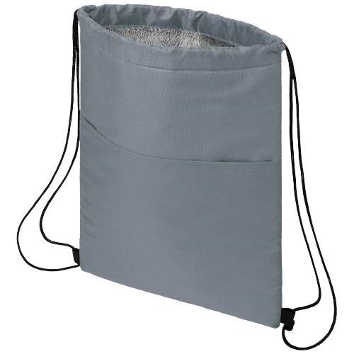 Obrázky: Šedá chladiaca taška/ruksak na 12 plechoviek, Obrázok 4