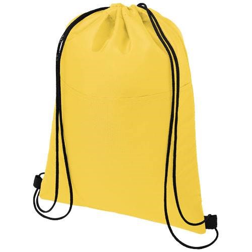 Obrázky: Žltá chladiaca taška/ruksak na 12 plechoviek