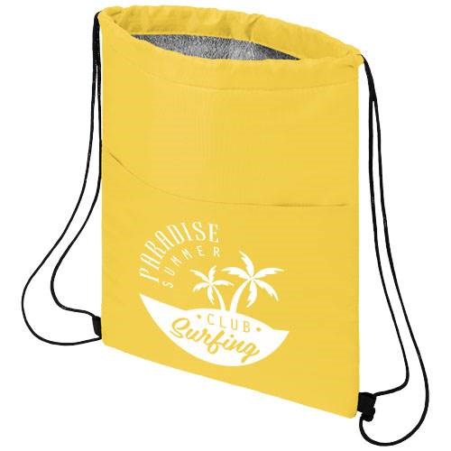 Obrázky: Žltá chladiaca taška/ruksak na 12 plechoviek, Obrázok 5