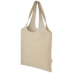 Obrázky: Nákupná taška z rec. bavlny 150 g, prírodná