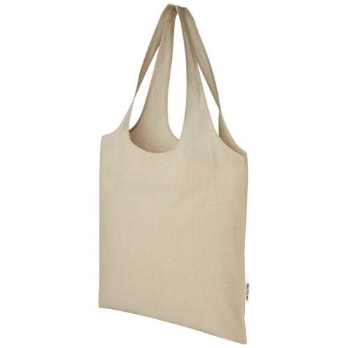 Obrázky: Nákupná taška z rec. bavlny 150 g, prírodná
