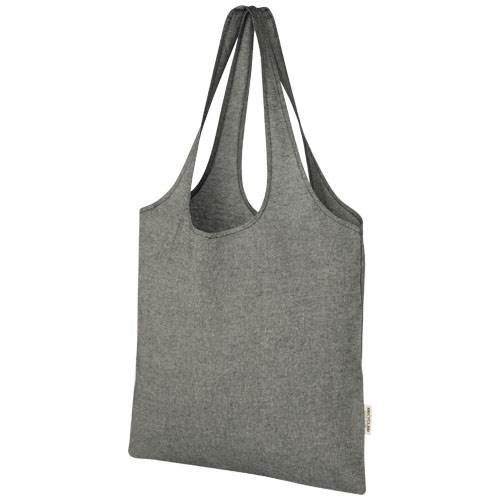 Obrázky: Nákupná taška z rec. bavlny 150 g, čierna