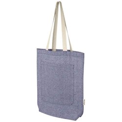 Obrázky: Nákup. taška-vrecko 150g, rec. bavlna, modrá