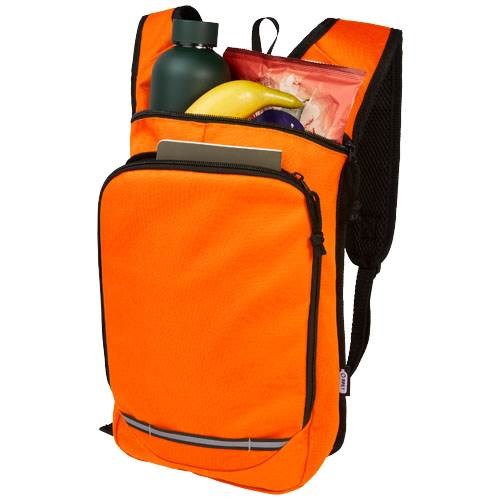 Obrázky: RPET vonkajší ruksak 6,5 l, oranžová, Obrázok 4