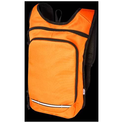 Obrázky: RPET vonkajší ruksak 6,5 l, oranžová, Obrázok 5