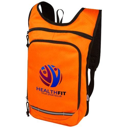 Obrázky: RPET vonkajší ruksak 6,5 l, oranžová, Obrázok 8