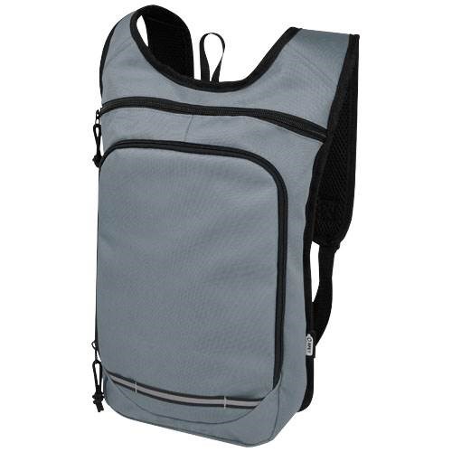Obrázky: RPET vonkajší ruksak 6,5 l, šedá, Obrázok 1