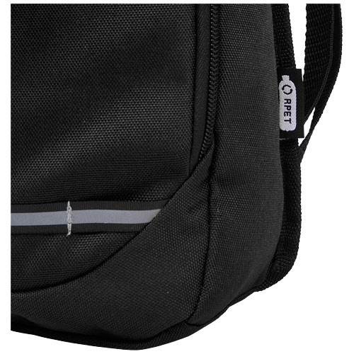 Obrázky: RPET vonkajší ruksak 6,5 l, čierna, Obrázok 3