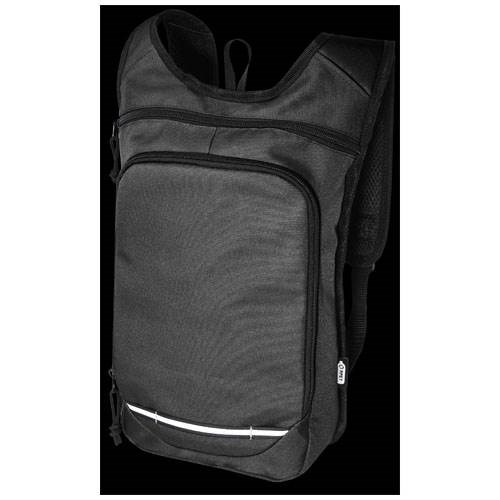 Obrázky: RPET vonkajší ruksak 6,5 l, čierna, Obrázok 5