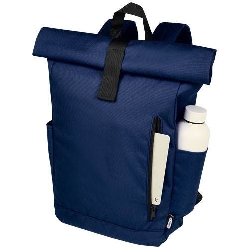 Obrázky: Nám. modrý GRS RPET vodoodolný ruksak 18 l, Obrázok 3
