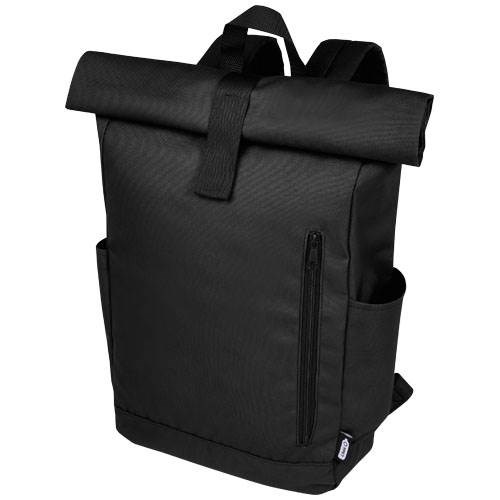 Obrázky: Čierny GRS RPET vodoodolný ruksak 18 l
