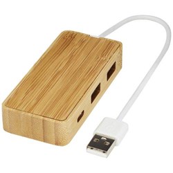 Obrázky: Bambusový USB rozbočovač Tapas