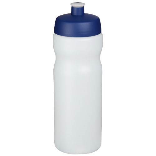 Obrázky: Športová fľaša 650 ml, priesvitná, modré viečko, Obrázok 1