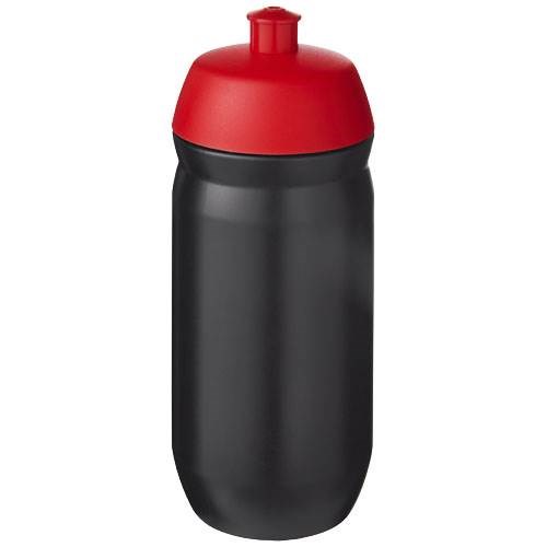 Obrázky: Športová fľaša 500 ml, čierna, červené viečko