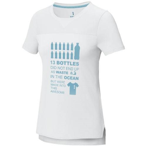 Obrázky: Dámske tričko cool fit ELEVATE Borax, biele, XL, Obrázok 5