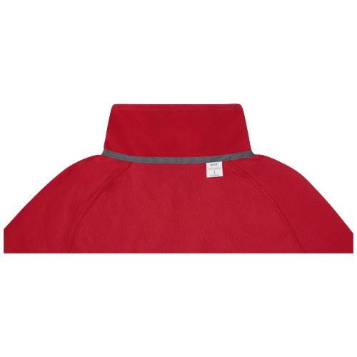 Obrázky: Zelus pánska flísová bunda ELEVATE červená XL, Obrázok 4