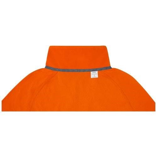 Obrázky: Zelus pánska flísová bunda ELEVATE oranžová S, Obrázok 4
