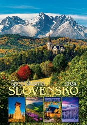 Obrázky: SPOZNÁVAME SLOVENSKO, nástenný kalendár 340X485 mm, špirála