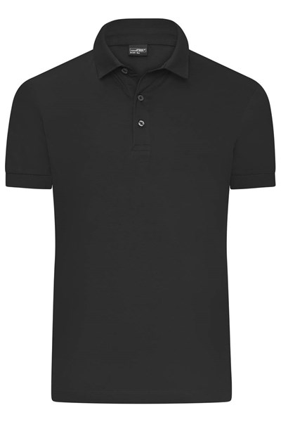 Obrázky: Pán. polo premium MERCER J&N 180, čierna XXXL