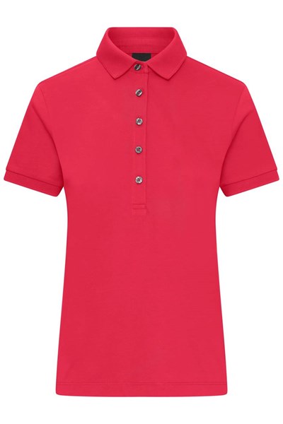Obrázky: Dám. polo premium MERCER J&N 180, červená XXL