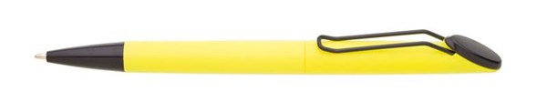 Obrázky: Žlté guličkové pero NELA NEO s kovovým klipom, Obrázok 2