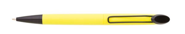 Obrázky: Žlté guličkové pero NELA NEO s kovovým klipom, Obrázok 3
