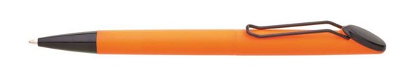 Obrázky: Oranžové guličkové pero NELA NEO s kovovým klipom, Obrázok 2