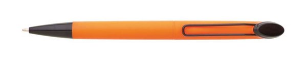 Obrázky: Oranžové guličkové pero NELA NEO s kovovým klipom, Obrázok 3