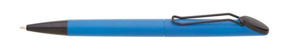 Obrázky: Modré guličkové pero NELA NEO s kovovým klipom, Obrázok 2