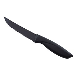 Obrázky: Čierny steakový nôž s čiernou čepeľou