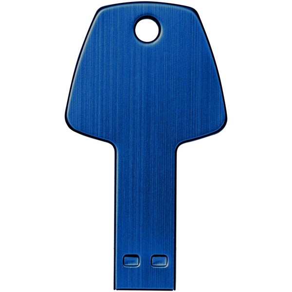 Obrázky: Nám. modrý hliník. USB flash disk 32GB, tvar kľúča, Obrázok 2