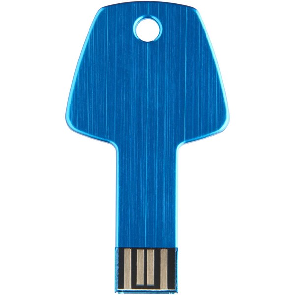 Obrázky: Sv. modrý hliník. USB flash disk 32GB, tvar kľúča, Obrázok 2
