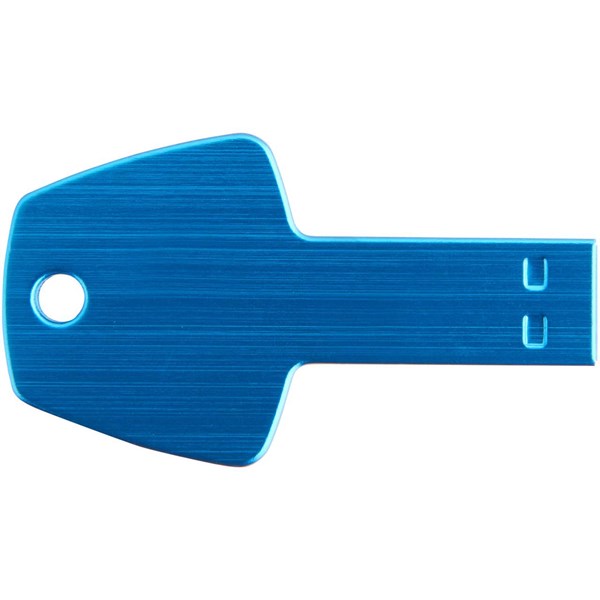 Obrázky: Sv. modrý hliník. USB flash disk 32GB, tvar kľúča, Obrázok 4