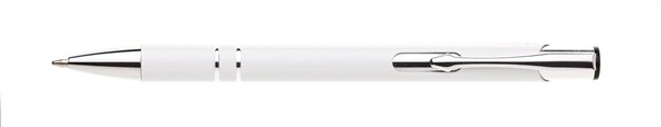 Obrázky: Hliníkové guličkové pero LARA biele, Obrázok 2
