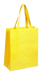 Obrázky: Žltá nákupná taška,netkaná textília, dlhé uši