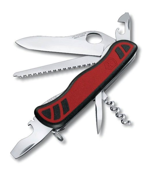 Obrázky: Červený vreckový nôž VICTORINOX Forester M Grip