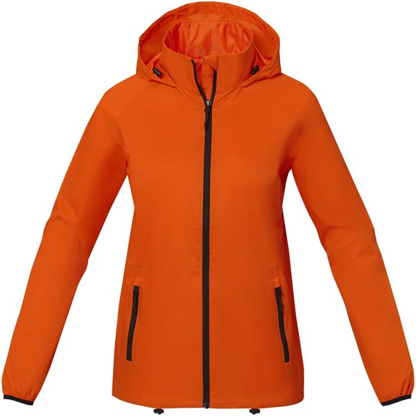Obrázky: Oranžová ľahká dámska bunda Dinlas XS, Obrázok 9
