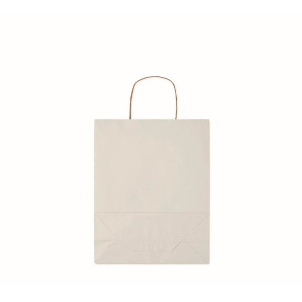 Obrázky: Papierová taška biela 25x11x32cm, skrútená rukoväť, Obrázok 4