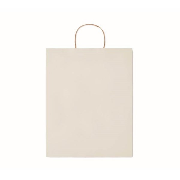 Obrázky: Papierová taška biela 32x12x40cm, skrútená rukoväť, Obrázok 2