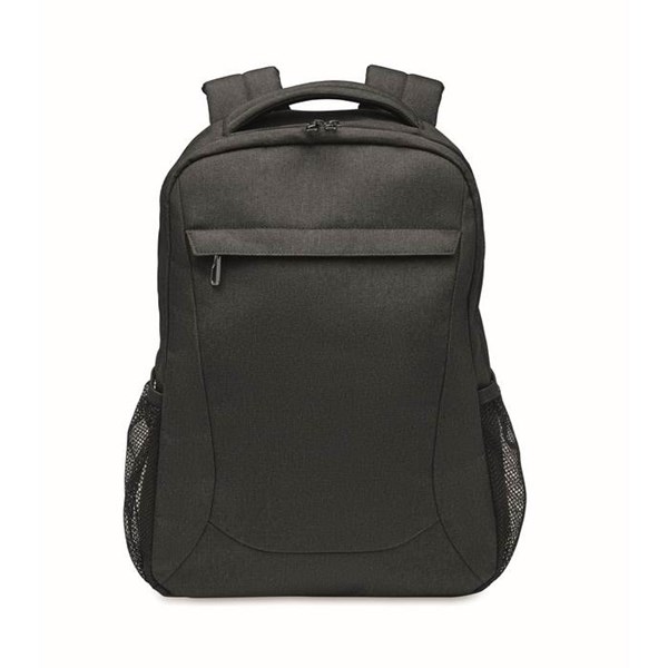 Obrázky: Čierny ruksak na notebook z 600D RPET polyesteru, Obrázok 9