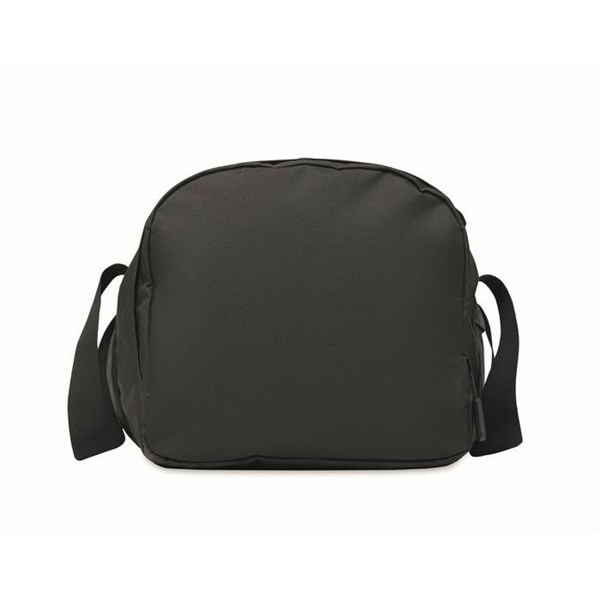 Obrázky: Veľká čierna športová taška z 300D RPET polyesteru, Obrázok 12