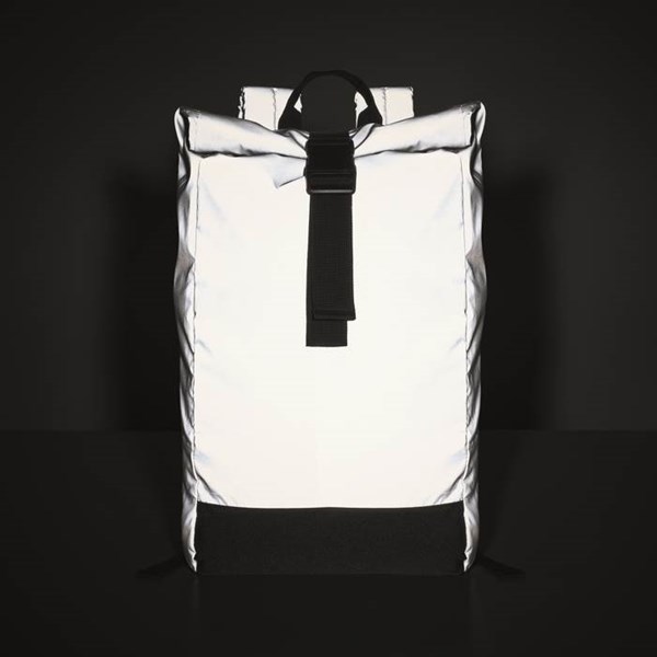 Obrázky: Rolovací ruksak, vysoko reflexný 190T polyester, Obrázok 3