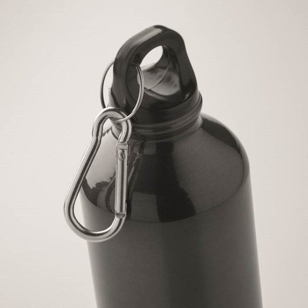 Obrázky: Čierna fľašu 500 ml z recyklovaného hliníka, Obrázok 3