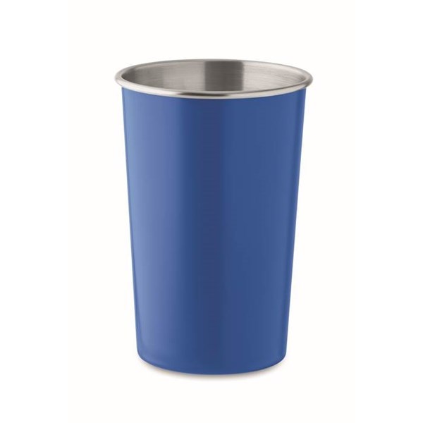 Obrázky: Kráľov.modrý hrnček z recyklovaného nerezu 300ml