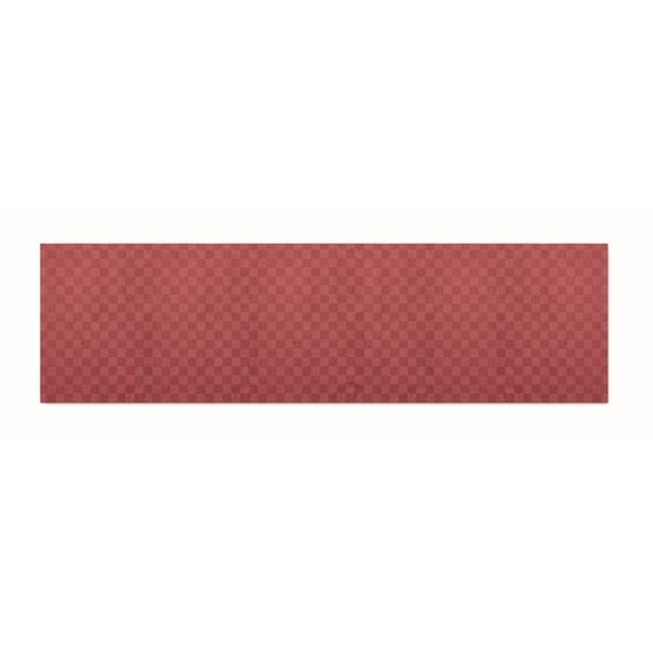 Obrázky: Červený behúň na stôl 140 x 40 cm z polyesteru, Obrázok 5
